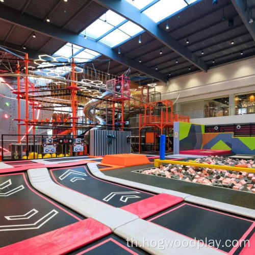 ในร่ม Super Trampoline Park